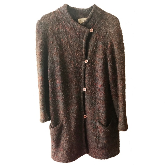 Vintage Maria Krist Mohair Coat Sweater Size M - Picture 1 of 4